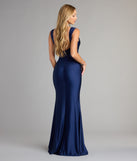 Kaitlin Low Back Slit Mermaid Formal Dress