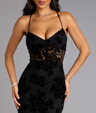 Bethany Lace-Up Mesh Mermaid Formal Dress