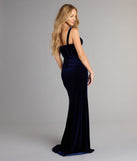 Amberlyn Velvet Corset Mermaid Formal Dress