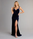 Amberlyn Velvet Corset Mermaid Formal Dress