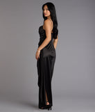 Danika Satin Mermaid Sash Formal Dress