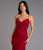 Adrianna Faux Pearl Mermaid Formal Dress
