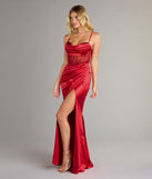 Style your seasonal looks with the Gabbie Lace-Up Rhinestone Corset Satin Formal Dress, a trend-right, fall dress designed for any plan on your calendar with new and unqiue details.
