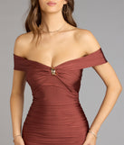 Silvia Off-The-Shoulder Formal Dress