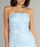 Luna Floral High Low Mermaid Formal Dress