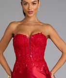 Valeria Satin Lace Corset Mermaid Formal Dress