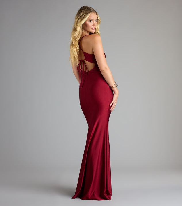 Mindy Strappy Back Mermaid Formal Dress