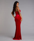 Julia Velvet Corset High Slit Mermaid Dress