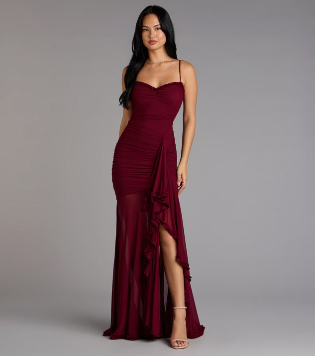 Sherrie Mesh Slit Mermaid Formal Dress Sherrie Mesh Slit Mermaid Formal Dress