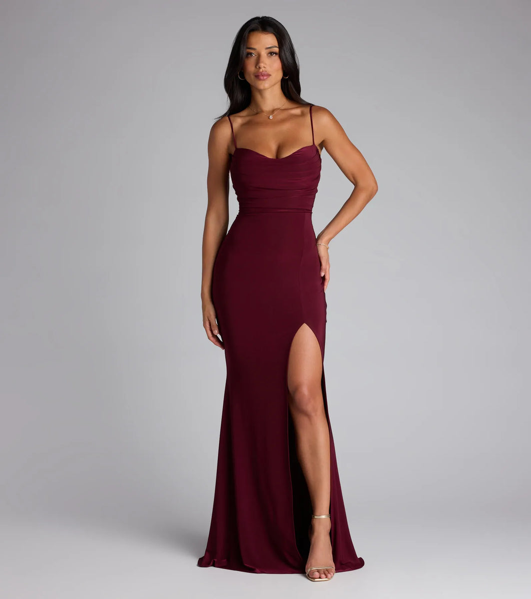 Mermaid Sweetheart Strapless Formal Dresses