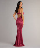 Haisley Open Back Floral Lace Mermaid Dress