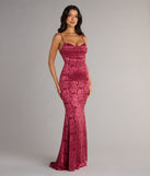Haisley Open Back Floral Lace Mermaid Dress