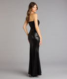 Nyssa Strapless Slit Mermaid Formal Dress