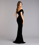 Gemma Velvet Off-The-Shoulder Mermaid Dress