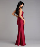 Anne Halter Cutout Mermaid Formal Dress