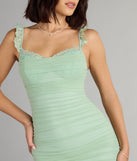 Style your seasonal looks with the Morgana Lace-Up Ruched Mermaid Dress, a trend-right, fall dress designed for any plan on your calendar with new and unqiue details.