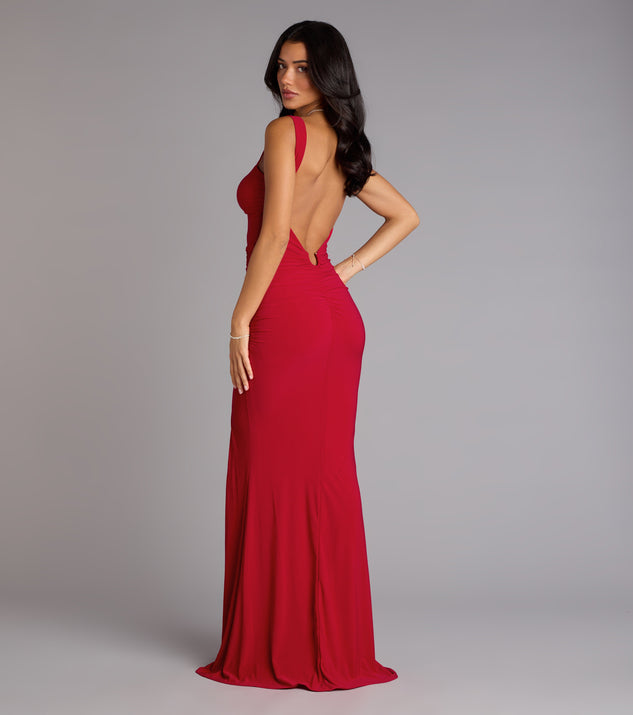 Zooey Open Back Mermaid Formal Dress