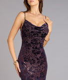 Maddie Velvet Open Back Mermaid Formal Dress