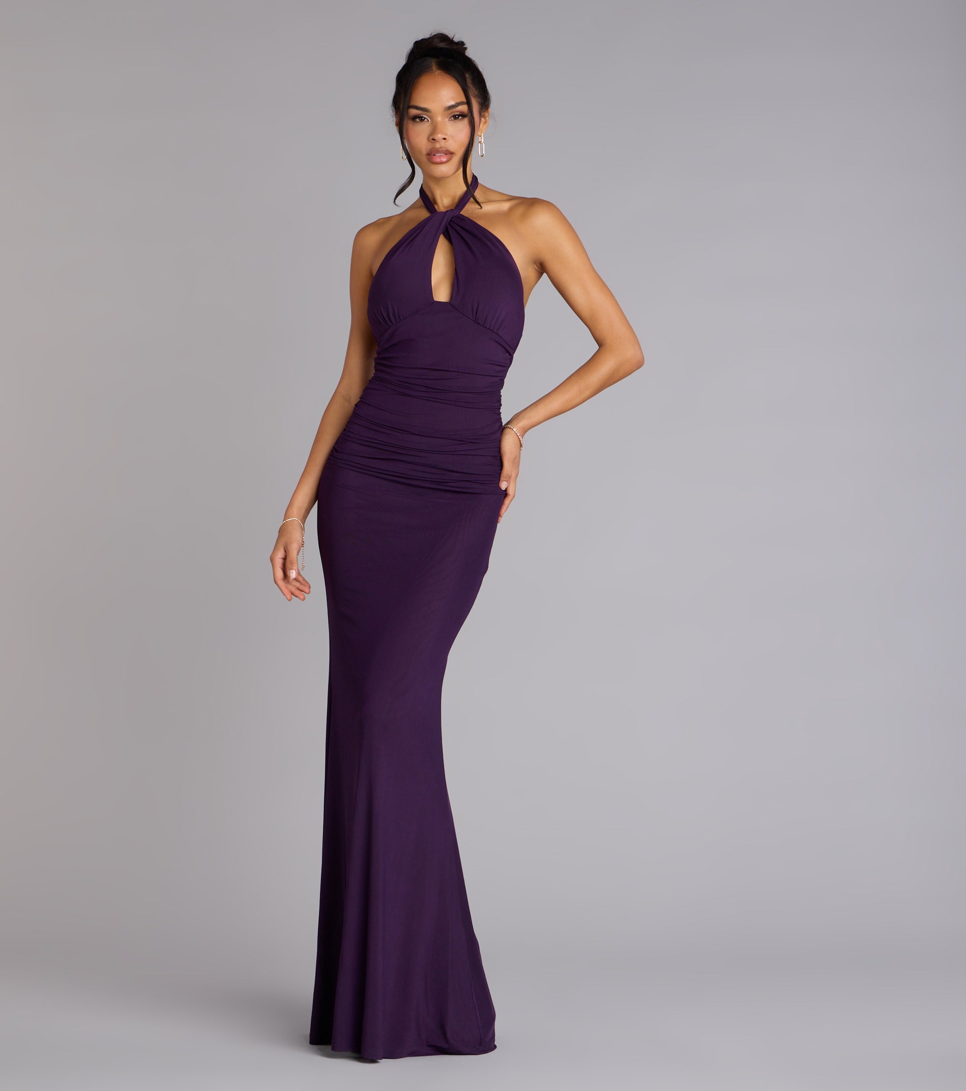 Elina Halter Cutout Mermaid Dress | Windsor
