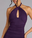 Elina Halter Cutout Mermaid Dress