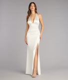 The Judy Open Back Slit Mermaid Satin Formal Dress is your new go-to Windsor dress—effortless, versatile, and made to update your fall style in seconds.