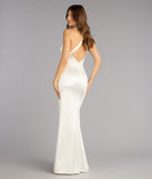 The Judy Open Back Slit Mermaid Satin Formal Dress is your new go-to Windsor dress—effortless, versatile, and made to update your fall style in seconds.