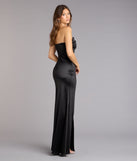 Kathie Formal Satin One-Shoulder Dress