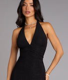 Maribeth Glitter Strappy Back Mermaid Formal Dress