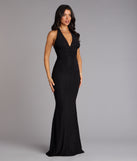 Maribeth Glitter Strappy Back Mermaid Formal Dress