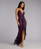 Donna Lace Ruffled Mermaid Formal Dress