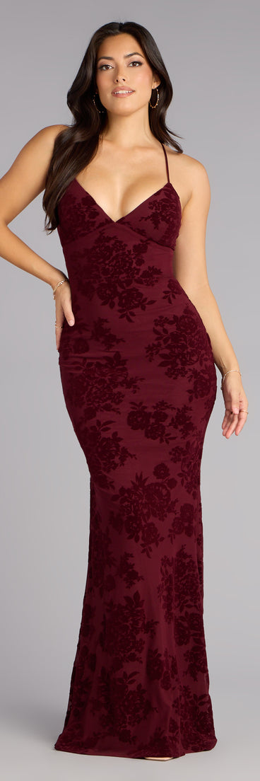 Clarence Lace-Up Mermaid Formal Dress