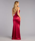 Sherry Satin Mermaid Formal Dress