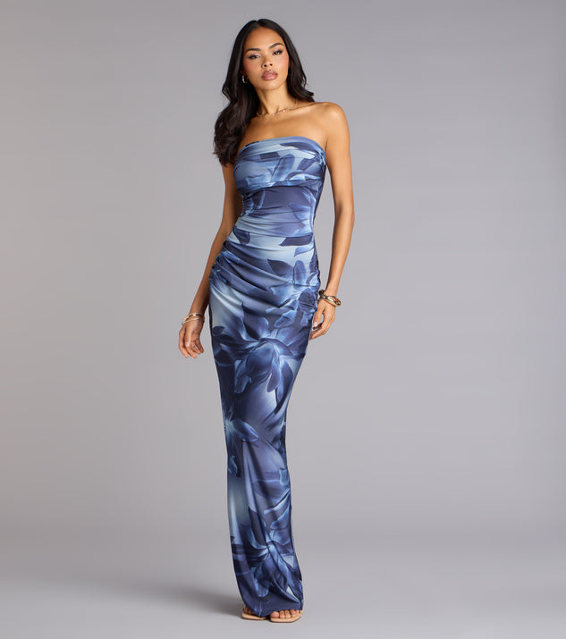 Sienna Floral Bodycon Slit Formal Dress | Windsor Sienna Floral Bodycon Slit Formal Dress | Windsor