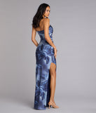 Sienna Floral Bodycon Slit Formal Dress