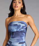 Sienna Floral Bodycon Slit Formal Dress