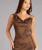 Camille Satin Halter Mermaid Formal Dress