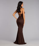 Lane Halter Strappy Lace Mermaid Formal Dress