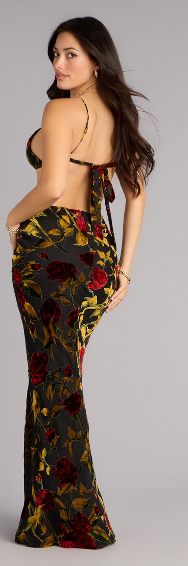 Milana Velvet Open Back Mermaid Formal Dress