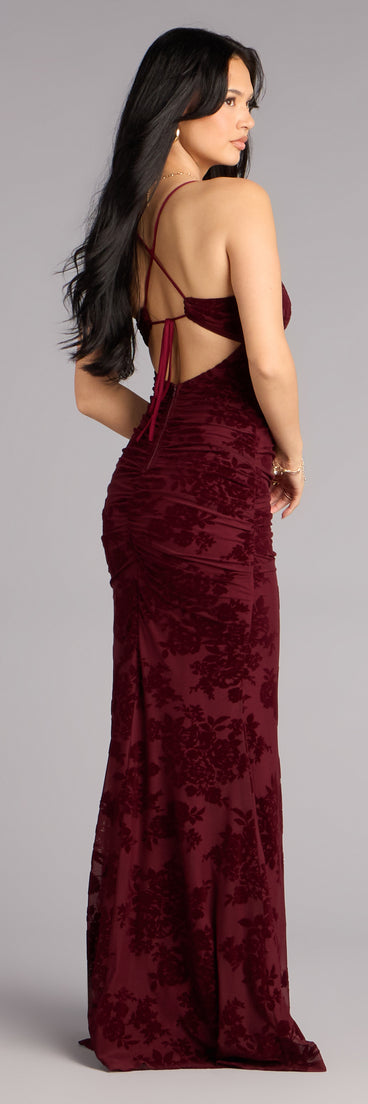 Mandy Strappy Tie-Back Mermaid Formal Dress