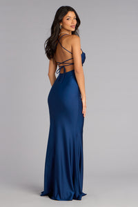 delia formal cowl neck long dress Windsor Delia Formal Cowl Neck Long Dress