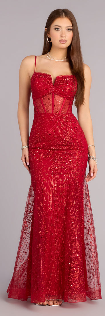 Sandy Glitter Corset Ball Gown | Windsor Sandy Glitter Corset Ball Gown | Windsor