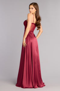 windsor anne formal lattice satin dress Heidi Formal Lattice Dress