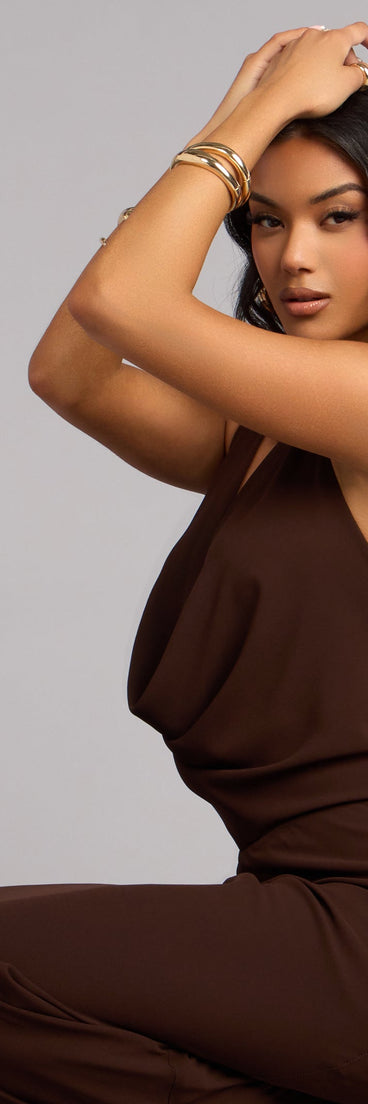 Hayley Chiffon Open Back Formal Dress