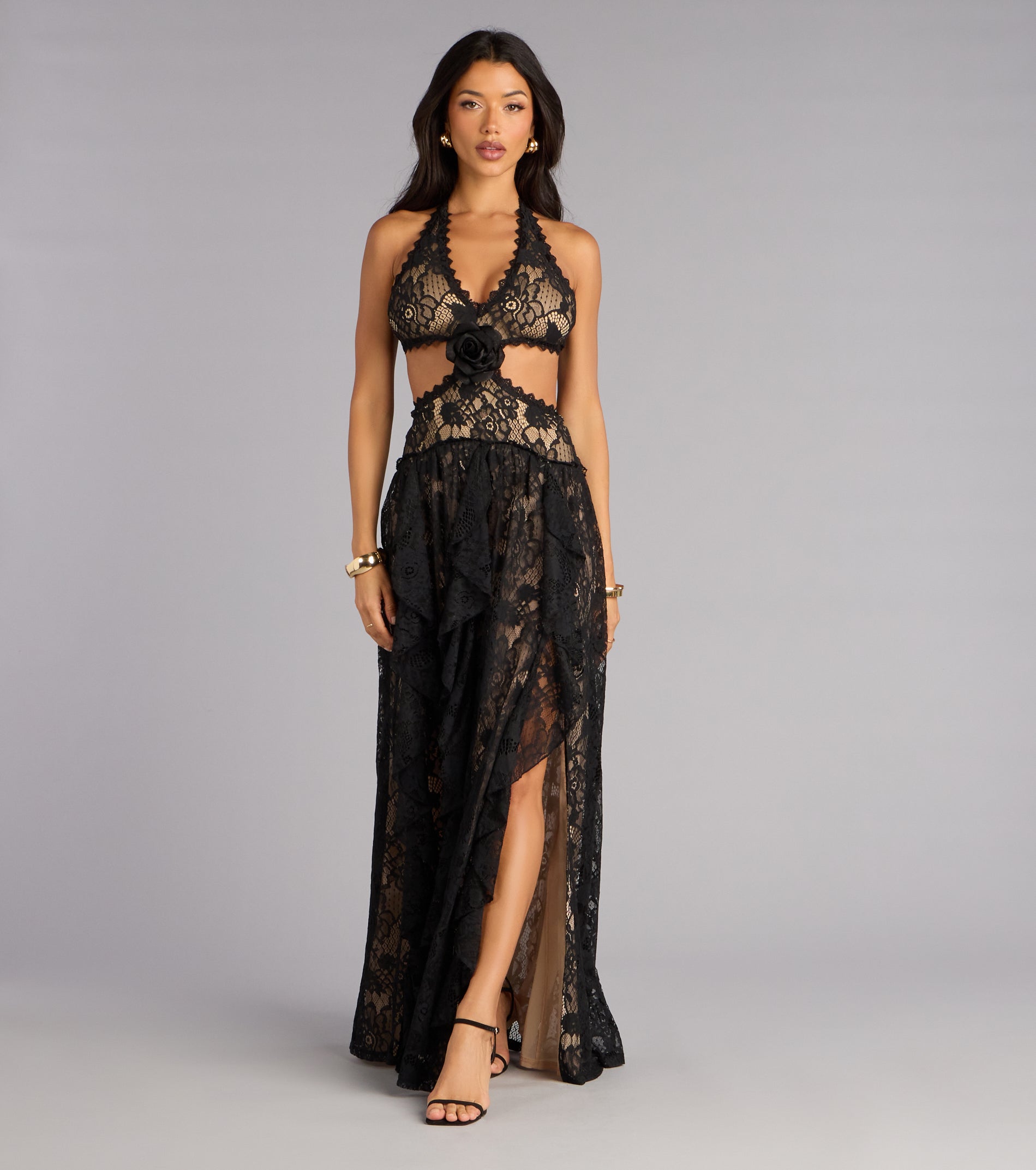 Lyla Lace A-Line Formal Dress | Windsor