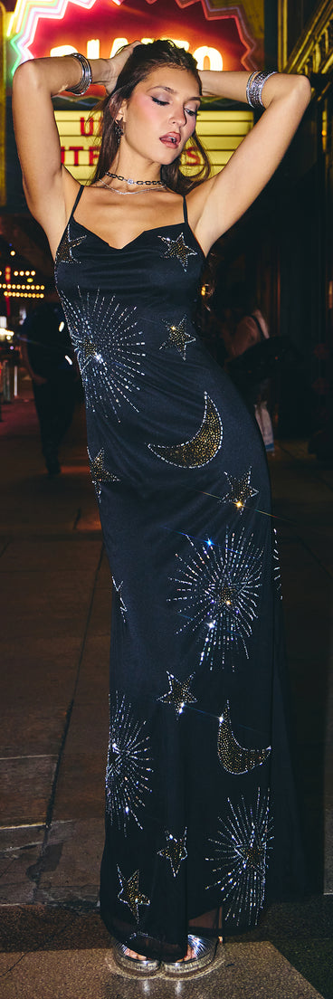 Daniella Celestial Rhinestone Formal Dress