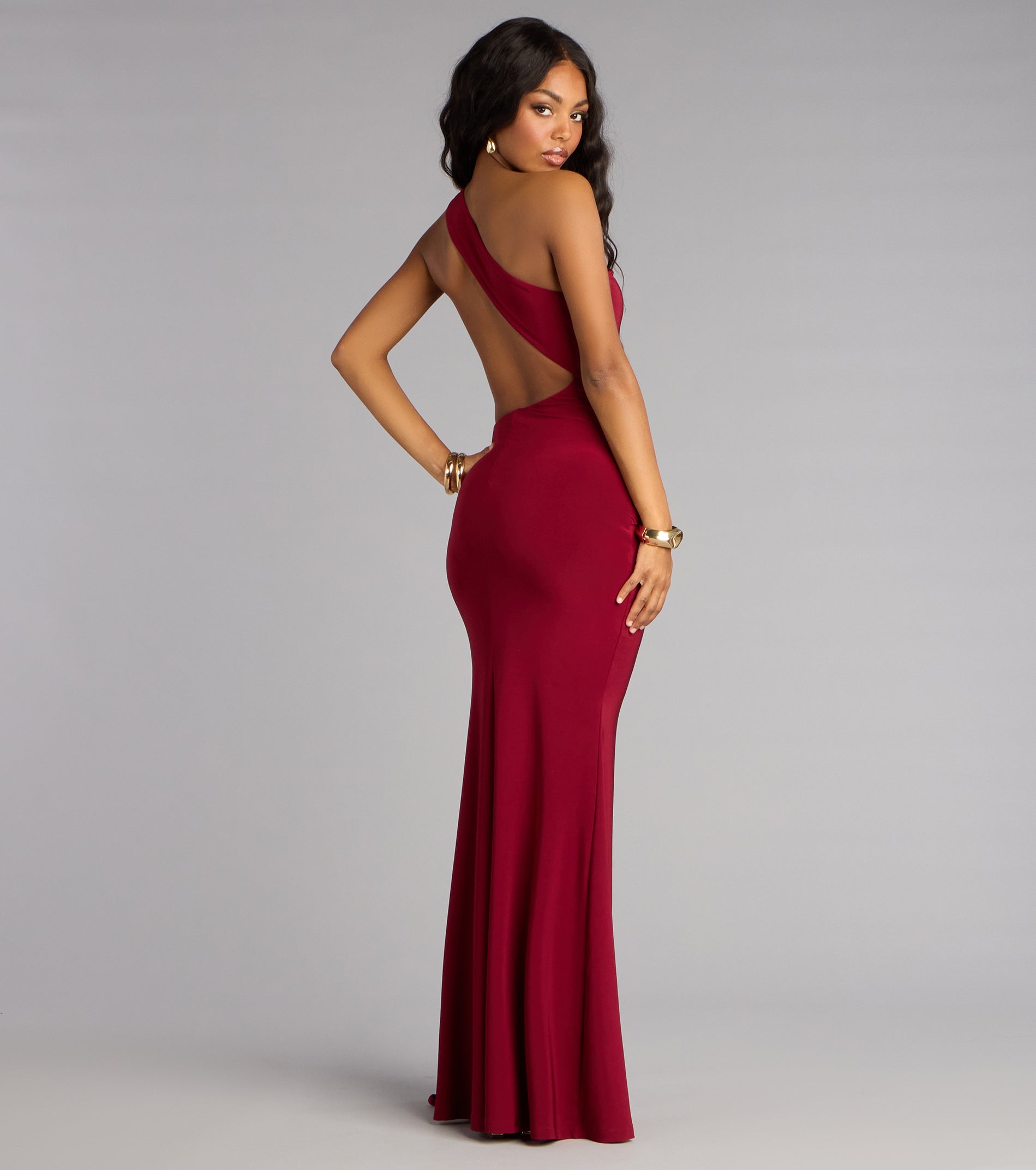 Marina One-Shoulder Mermaid Formal Dress | Windsor