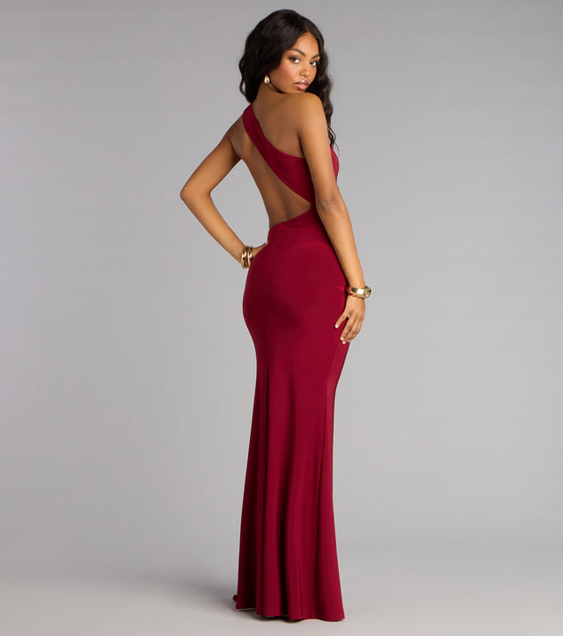 one shoulder mermaid dress Marina One-Shoulder Formal Dress Color:Natural FG0129 Victoria Beckham Bright Tshirt The garment is made