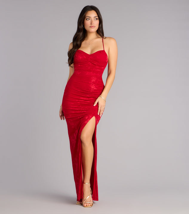Braelyn Lace Slit Formal Dress Braelyn Lace Slit Formal Dress