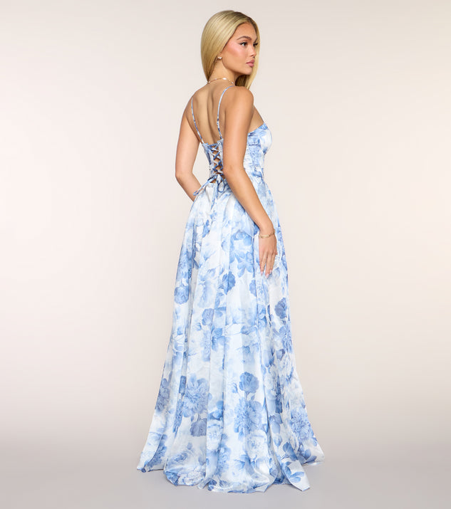 Marielle Floral A-Line Formal Dress