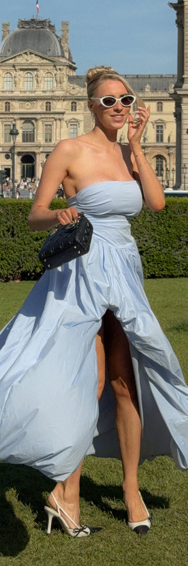 bubble formal dresses Satin bubble hem dress